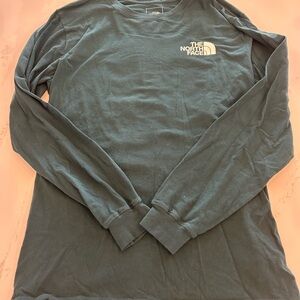 The North Face Men's Long Sleeve Tee - Emerald Green